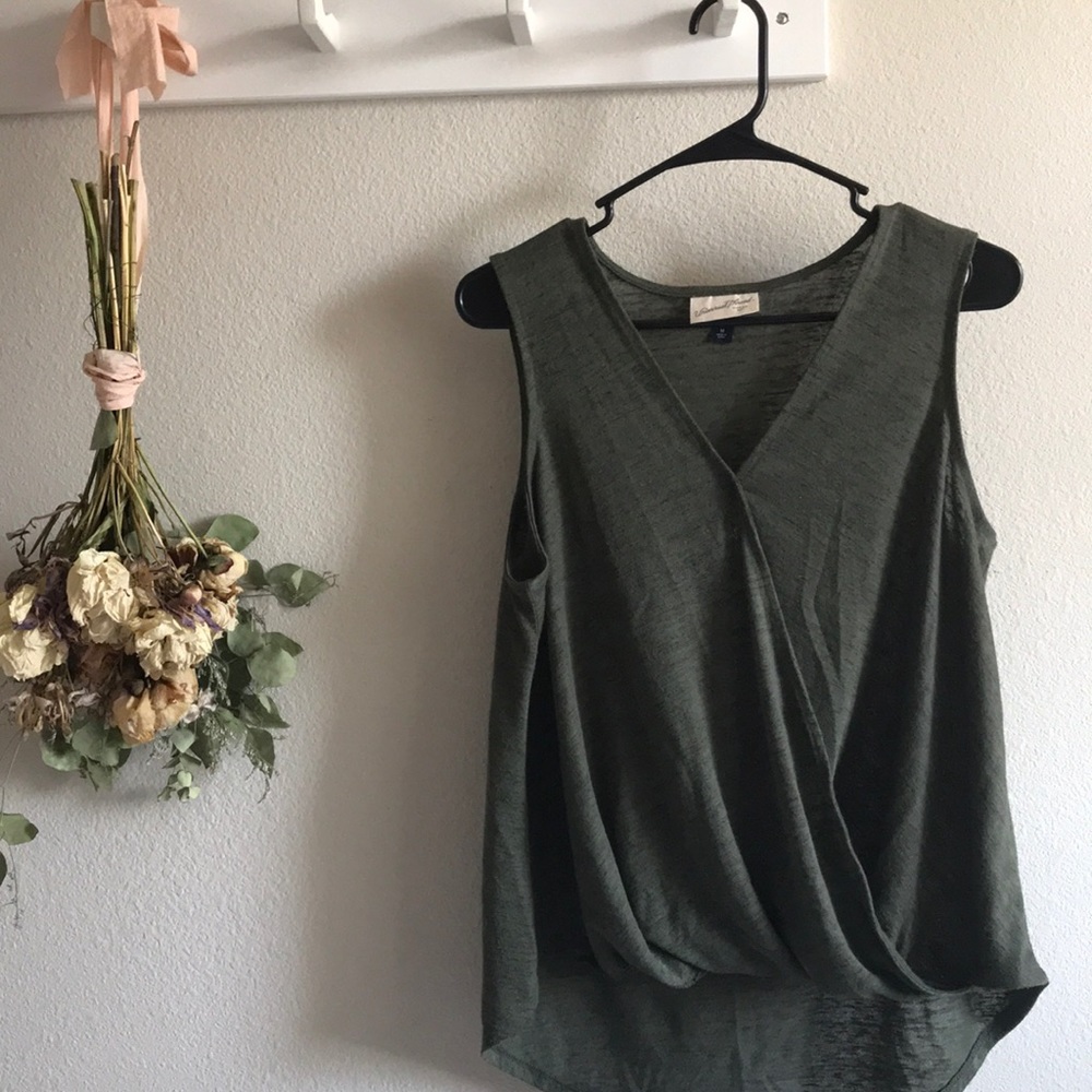 Dark green wrap tank!